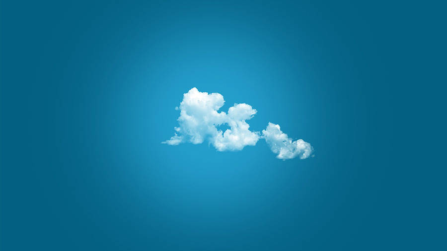 Simple Cotton Clouds Wallpaper