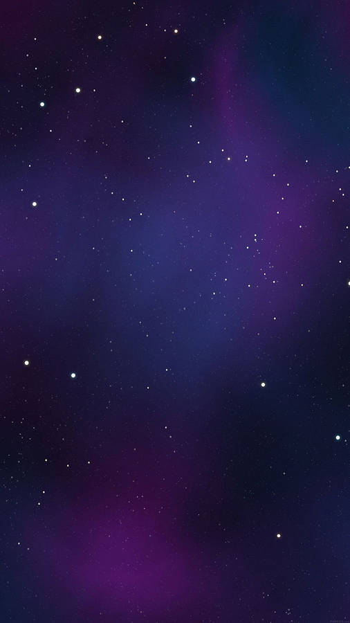 Simple Dark Purple Galaxy Wallpaper