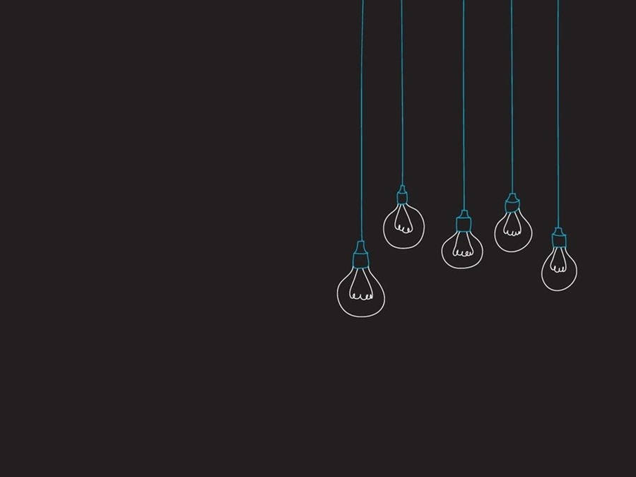 Simple Desktop Hanging Bulbs Wallpaper