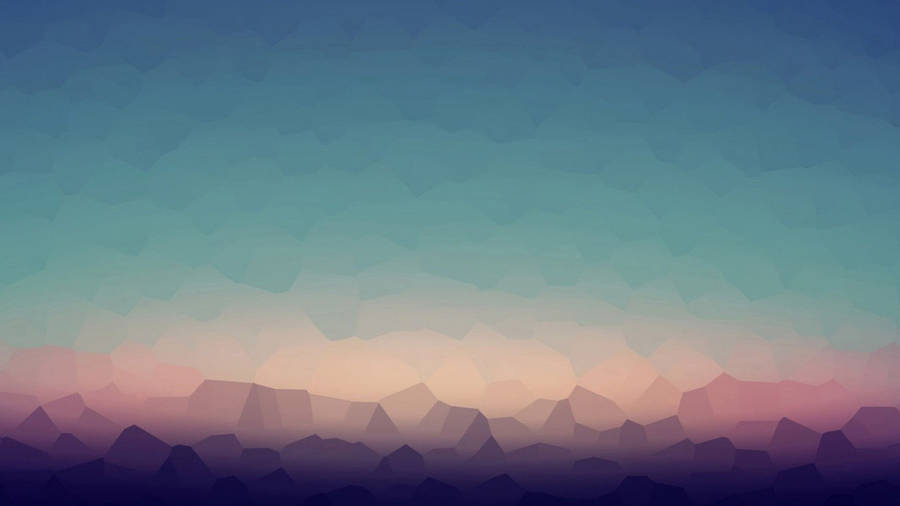 Simple Desktop Mosaic Landscape Wallpaper