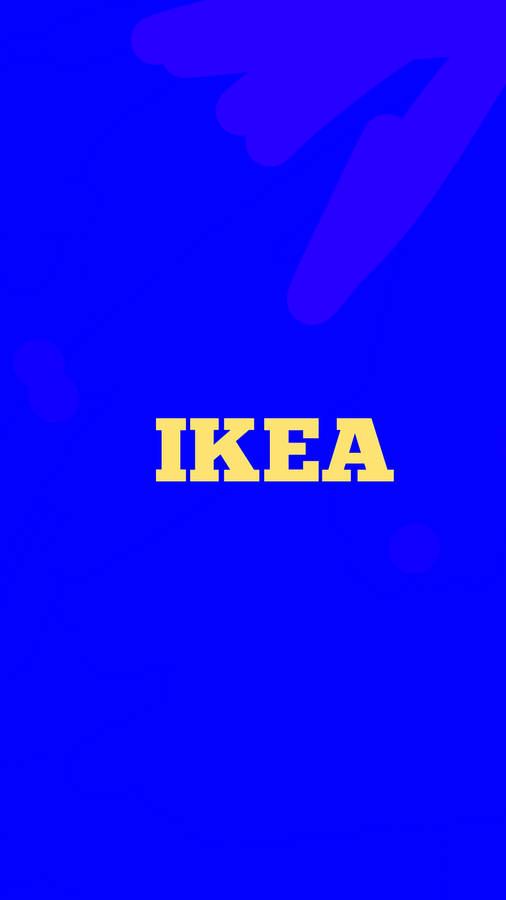 Simple Ikea Logo Blue Wallpaper