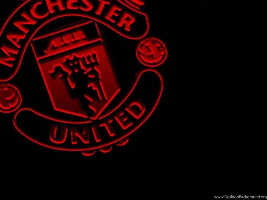 Simple Manchester United Logo Wallpaper