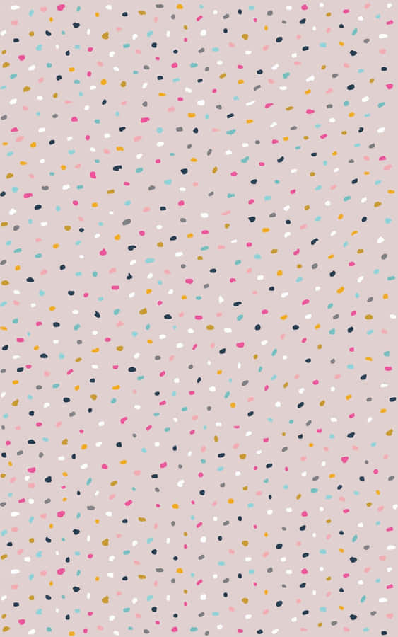 Simple Party Confetti Pattern Iphone Wallpaper