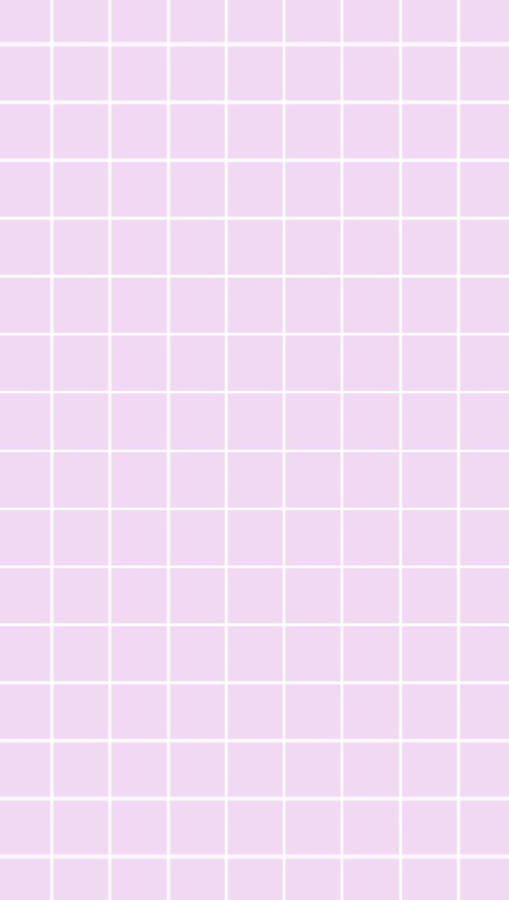 Simple Pink And White Grid Aesthetic Wallpaper