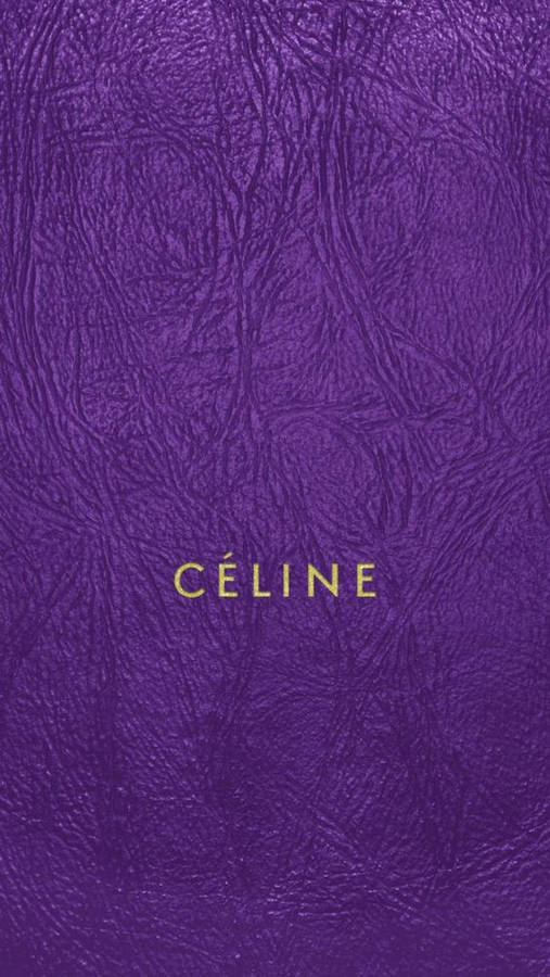 Simple Purple Leather Celine Wallpaper