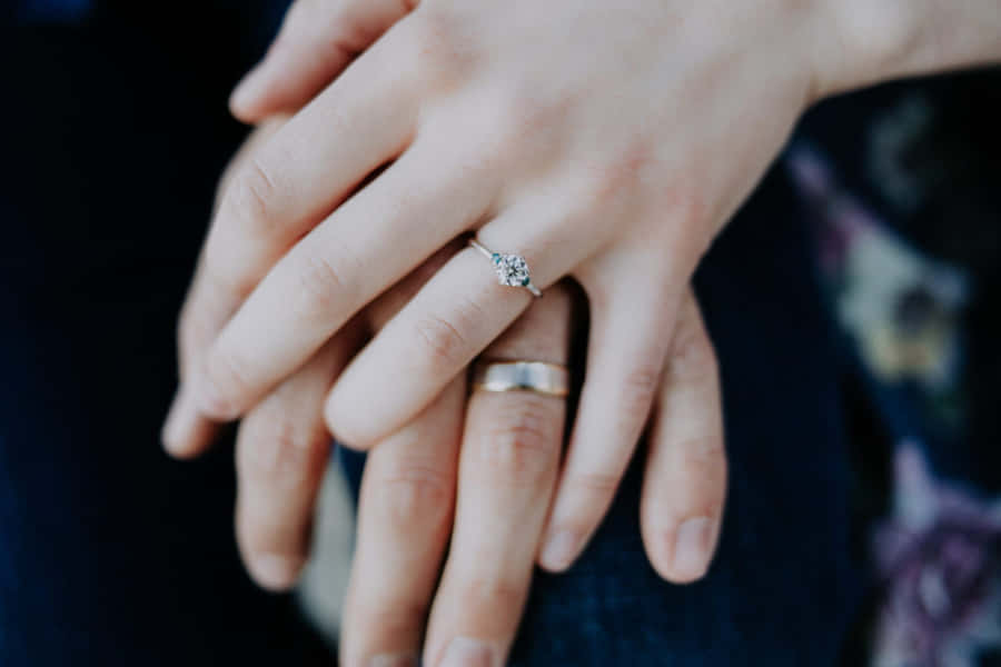 Simple Silver Band Engagement Rings Wallpaper