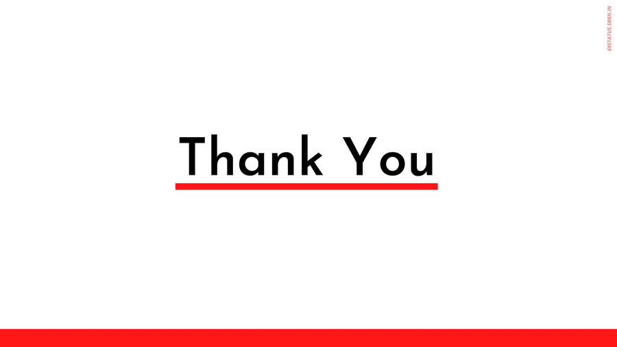 Simple Thank You Greeting Wallpaper