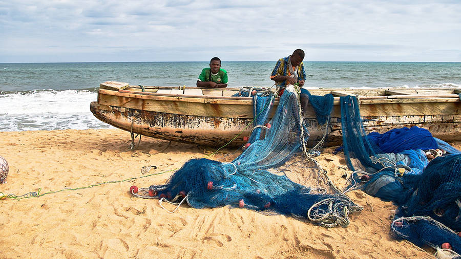 Simple Togo Fishermen Wallpaper