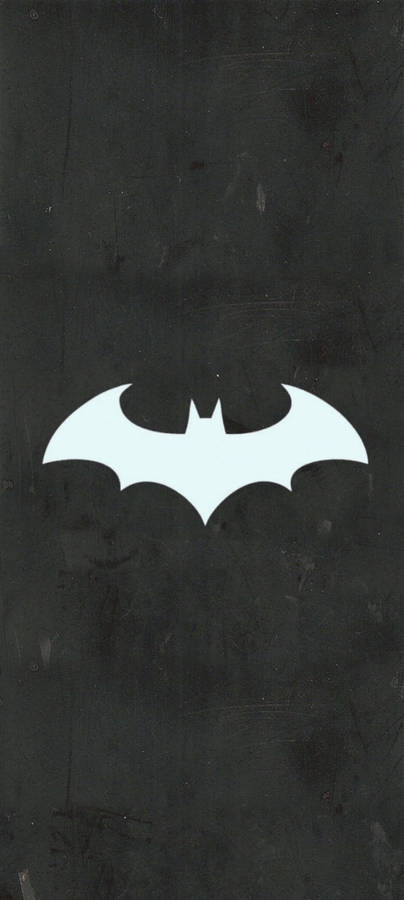 Simple White Batman Logo Iphone Wallpaper