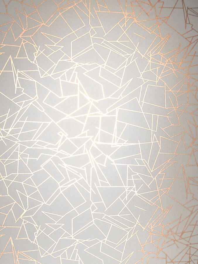 Simple White Geometric Wallpaper