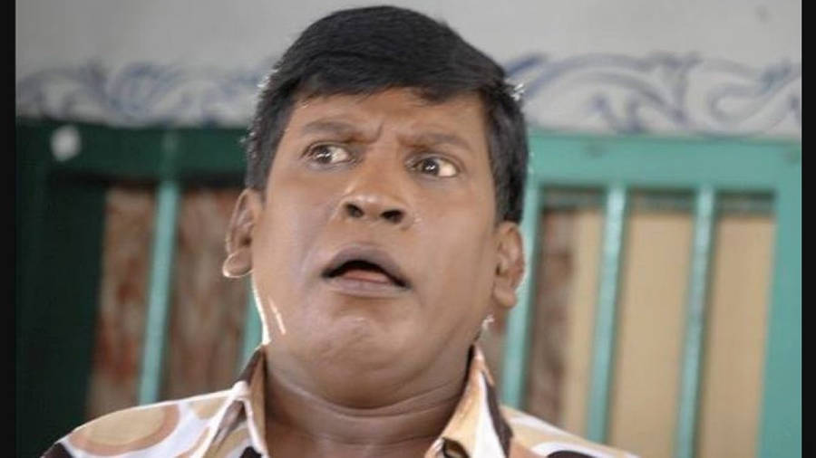 Singer Vadivelu Looking Annoyed Wallpaper