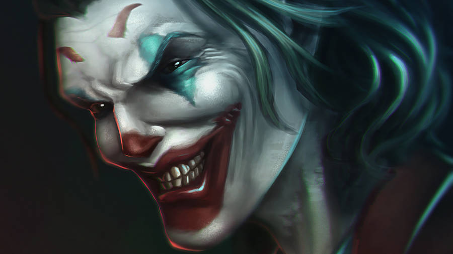 Sinister Animated Black Ultra Hd Joker Wallpaper