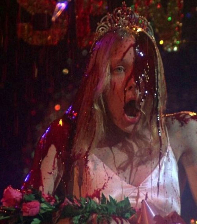 Sissy Spacek Carrie Prom Night Scene Wallpaper