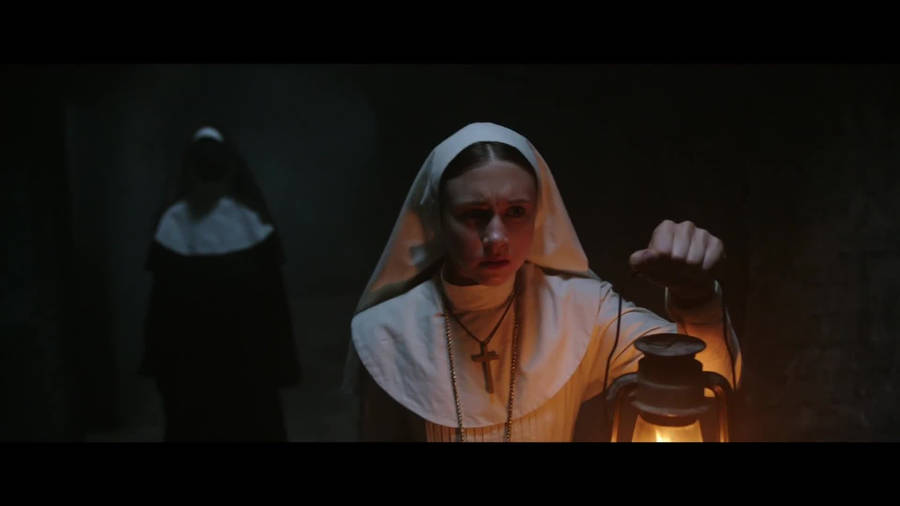 Sister Irene With Demon Nun Wallpaper