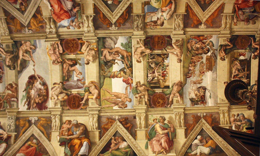 Sistine Chapel Economy Of Space Wallpaper