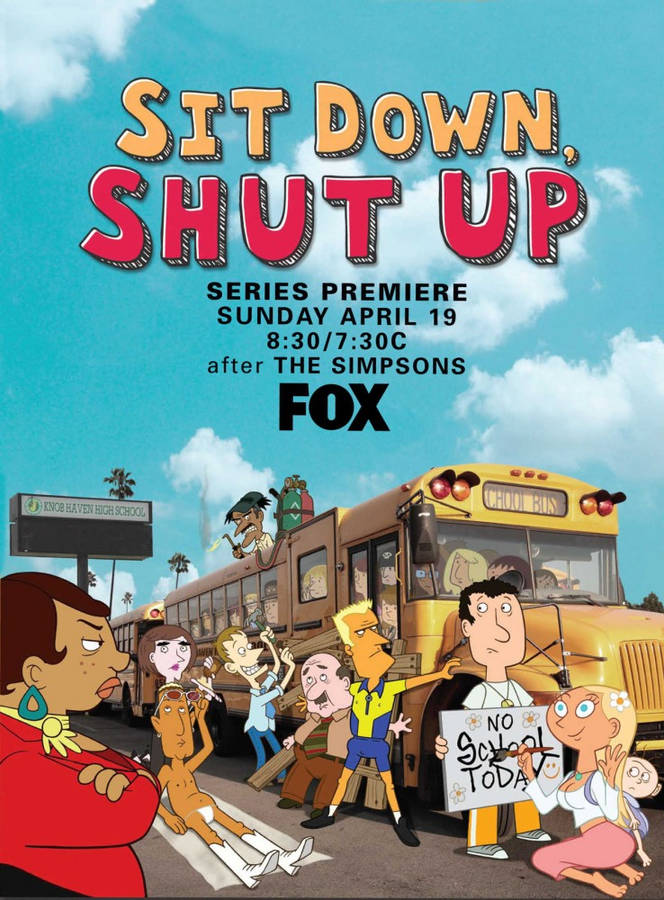 Sit Down Shut Up Official Poster Wallpaper