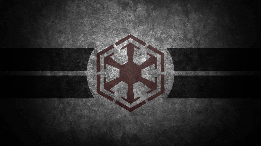 Sith Logo In Grunge Wallpaper