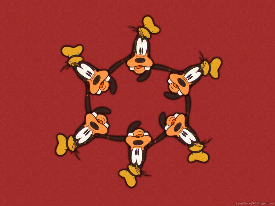 Six Goofy Heads Wallpaper