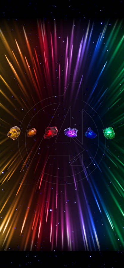 Six Infinity Stones Marvel Aesthetic Wallpaper