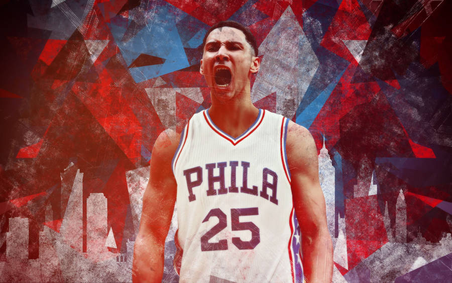 Sixers Player Roaring Wallpaper