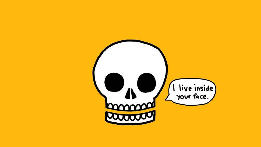 Skeleton Meme Artwork Wallpaper