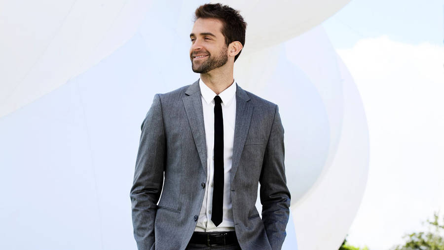 Skinny Suit Jacket Gray Wallpaper