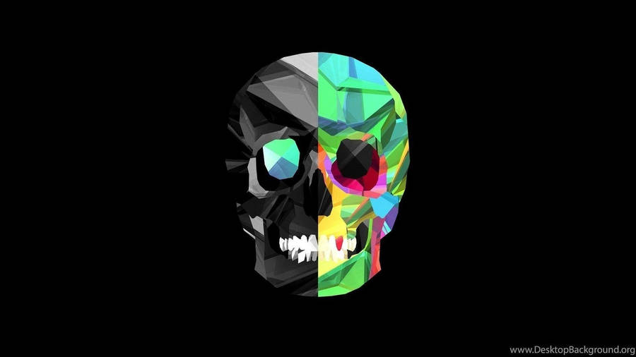 Skull Artwork Cool Pc Wallpaper