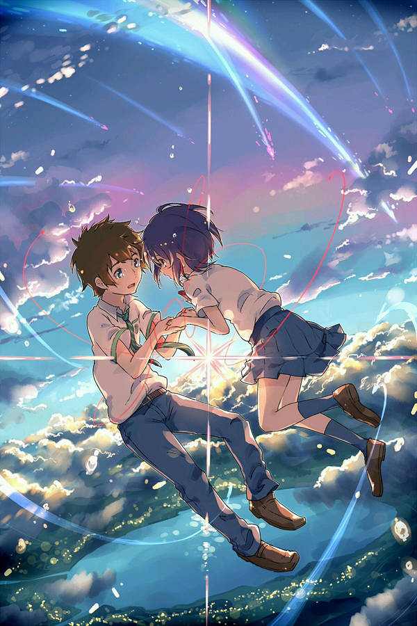 Sky Artwork Kimi No Na Wa Phone Wallpaper