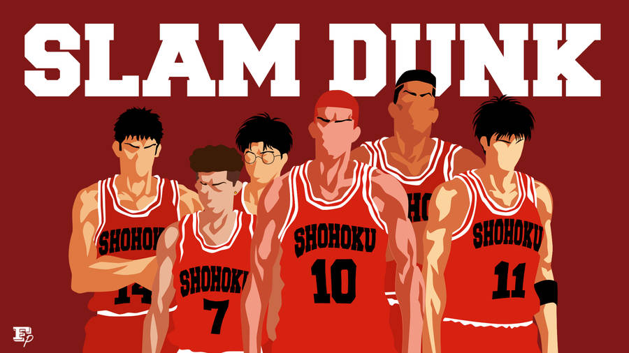 Slam Dunk Landscape Art Wallpaper