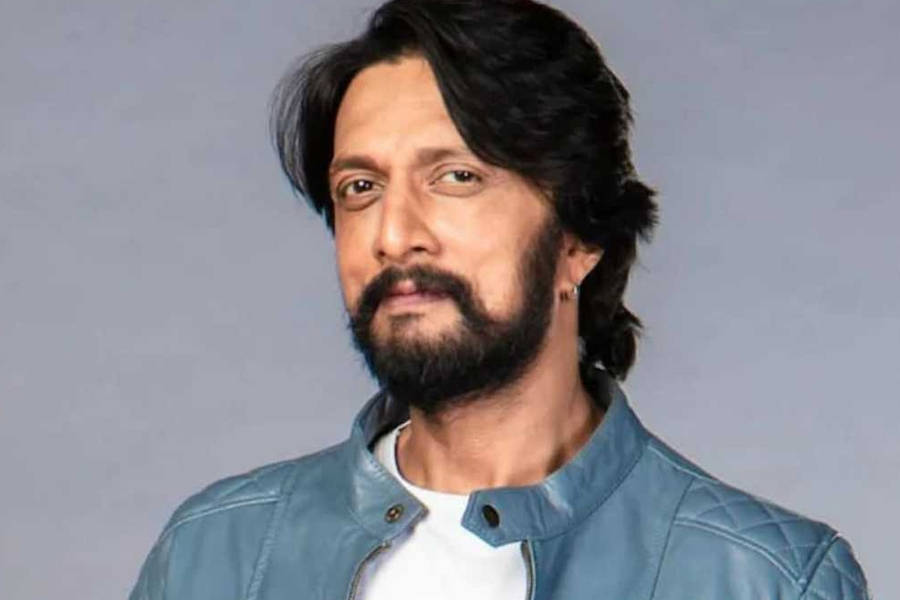 Sleek Sudeep With Beard Wallpaper