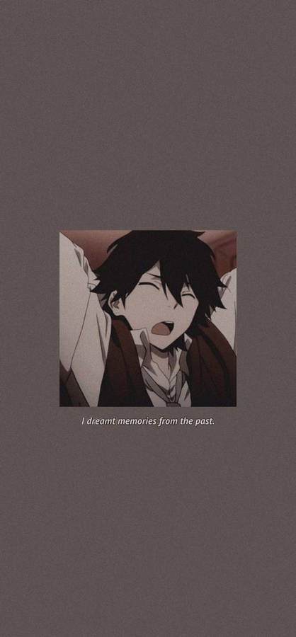 Sleeping Dazai Wallpaper