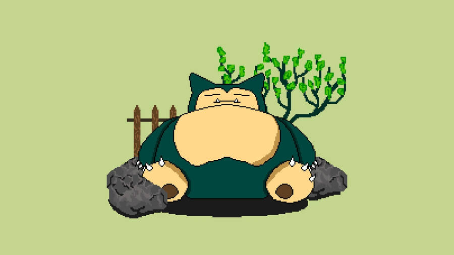 Sleeping Snorlax Cool Pokemon Wallpaper