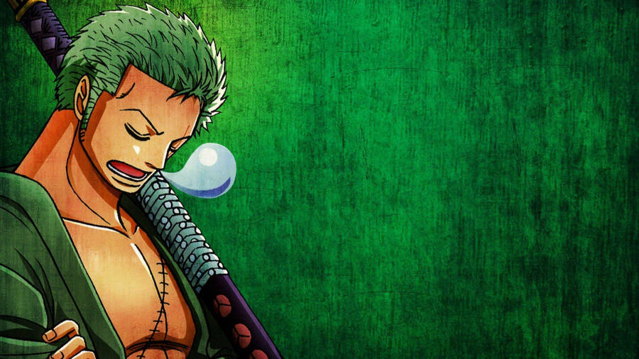 Sleeping Zoro Fan Art Wallpaper