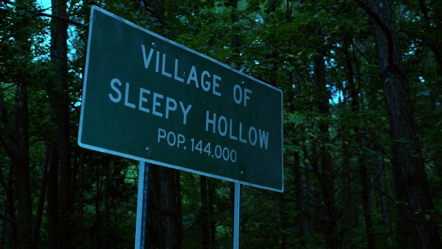 Sleepy Hallow Welcome Sign Wallpaper