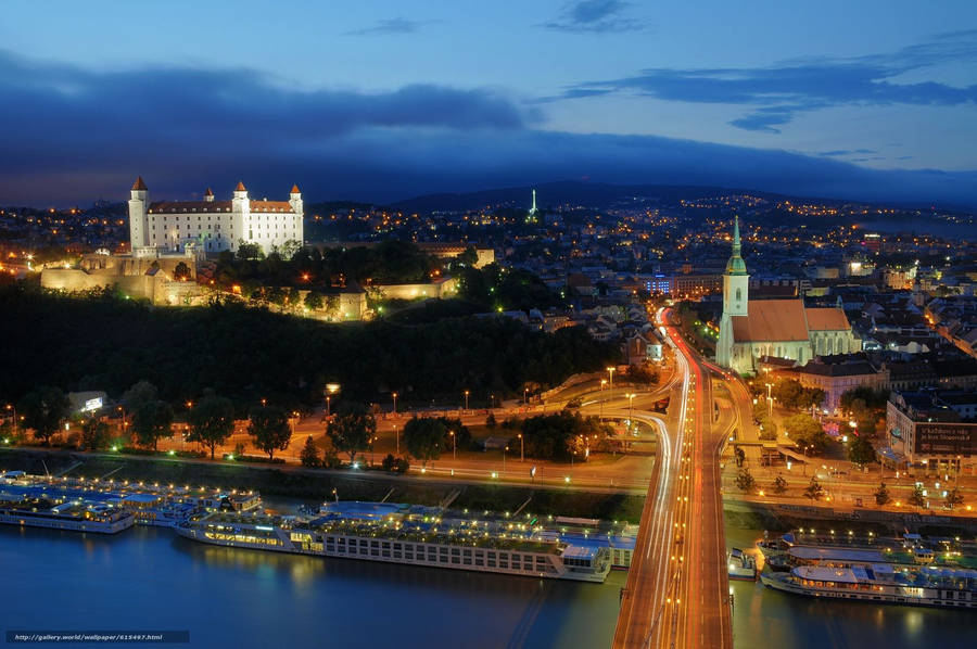 Slovakia Aerial View Wallpaper