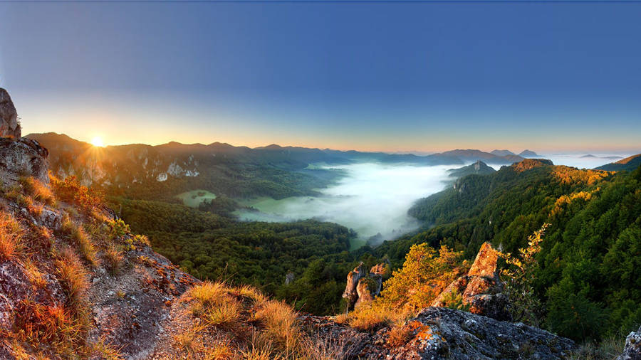 Slovakia Mountain Peak View Wallpaper