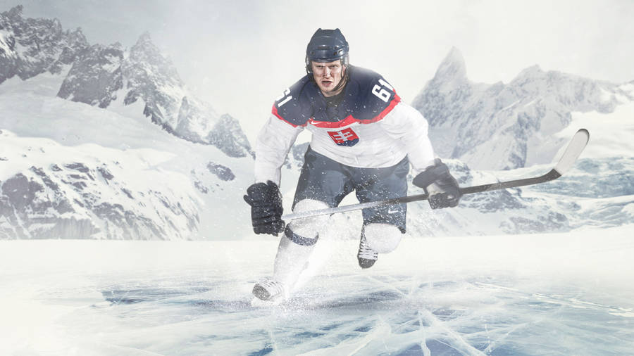 Slovakian Ice Hockey Player Wallpaper