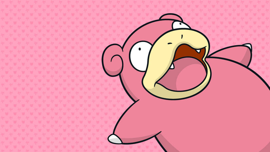 Slowpoke Pink Pokémon Character Wallpaper