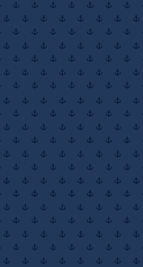 Small Anchor Aesthetic Dark Blue Hd Wallpaper