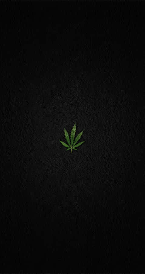 Small Scaled Cannabis Leaf Wallpaper