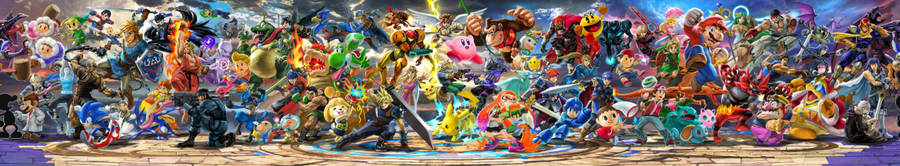 Smash Ultimate In Wide Angle Wallpaper
