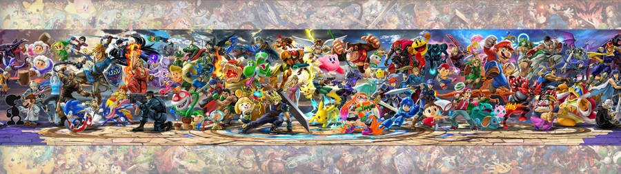 Smash Ultimate Panorama Wallpaper