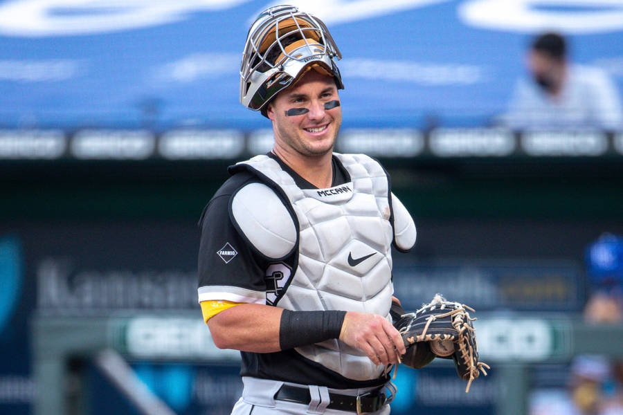 Smiling James Mccann Wallpaper