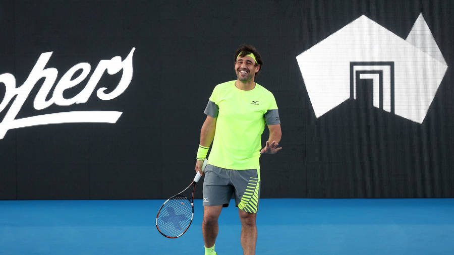 Smiling Marcos Baghdatis Wallpaper