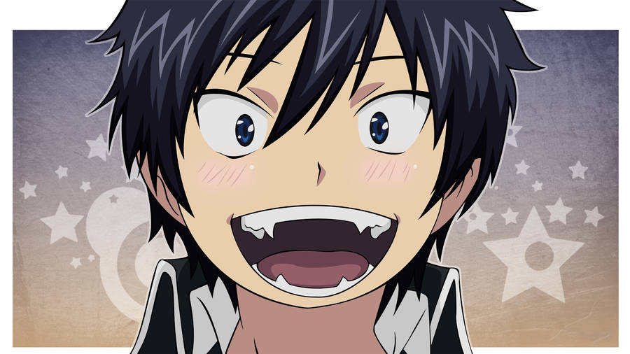 Smiling Rin Blue Exorcist Wallpaper