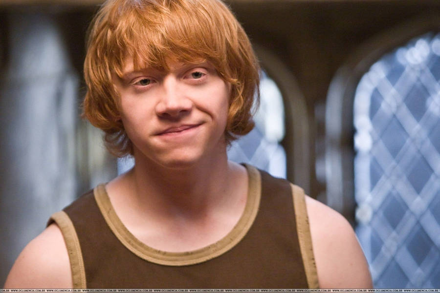 Smiling Ron Weasley Wallpaper