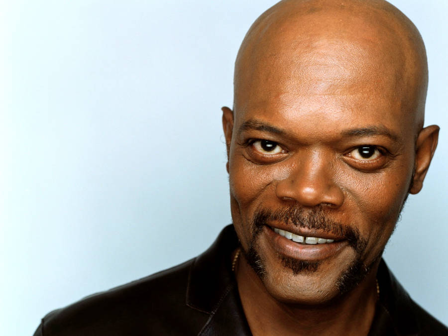 Smiling Samuel L Jackson Wallpaper