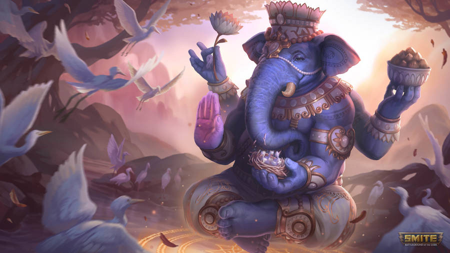 Smite Ganesh 4k Wallpaper