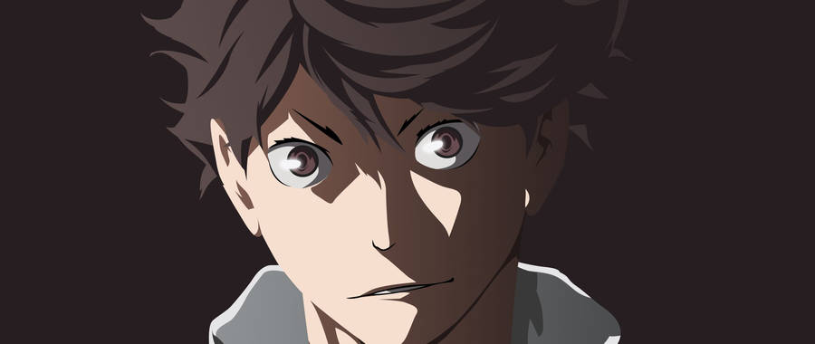 Smug Toru Oikawa Wallpaper