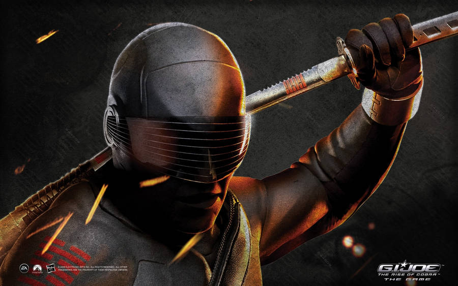 Snake Eyes G.i. Joe Game Poster Wallpaper